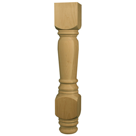 OSBORNE WOOD PRODUCTS 29 x 5 Concord Dining Table Leg in White Oak 1107WO